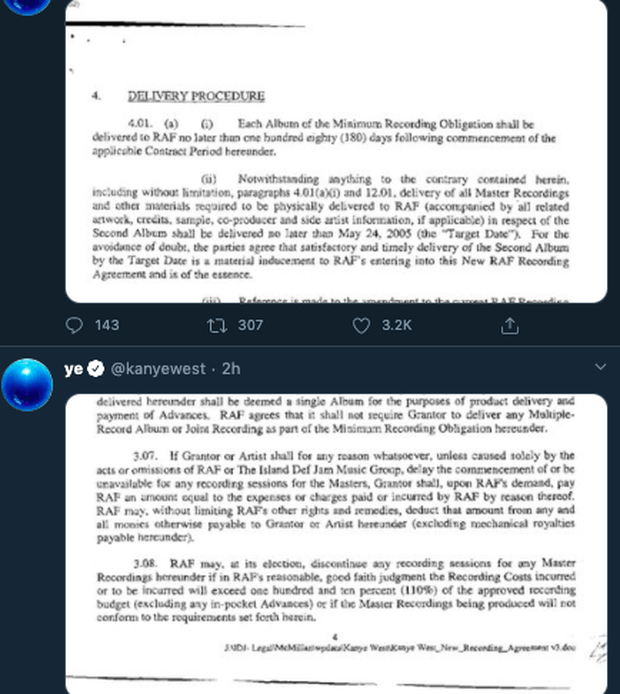Shock: Kanye West 'got mad' on social networks - frantically posting urinate clips on the Grammy Cup 2 screen shot 2020 09 17 at 13722 am 16002817236461068916176