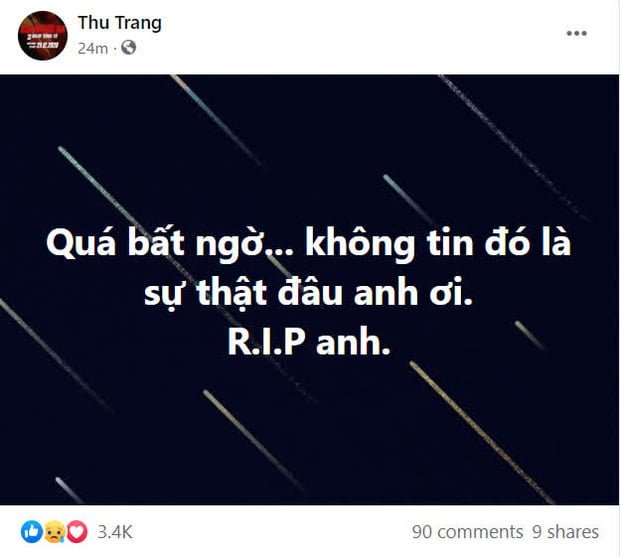 Nghệ sĩ Việt chia sẻ nỗi bàng hoàng khi hay tin danh hài Chí Tài qua đời