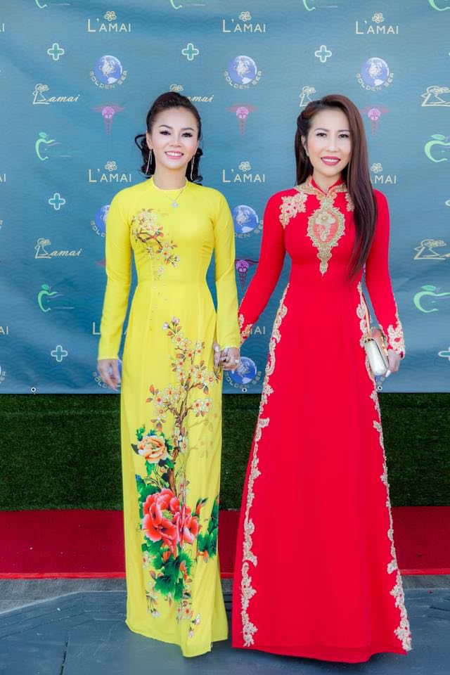 Hoa hậu doanh nhân Ninh Nguyễn đẹp dịu dàng trong thiết kế của NTK Jacky Tài