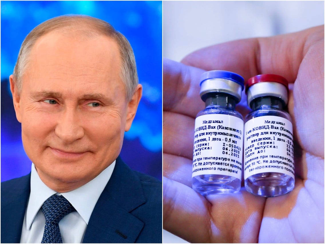 Russian President Putin Felt Minor Side Effects From COVID-19 Vaccine