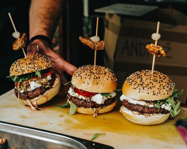 hamburgers - photo by Miha Rekar