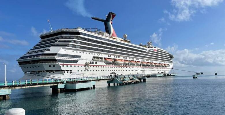 Carnival Sunshine begins its cruise schedule with a stop at Ocho Rios.
