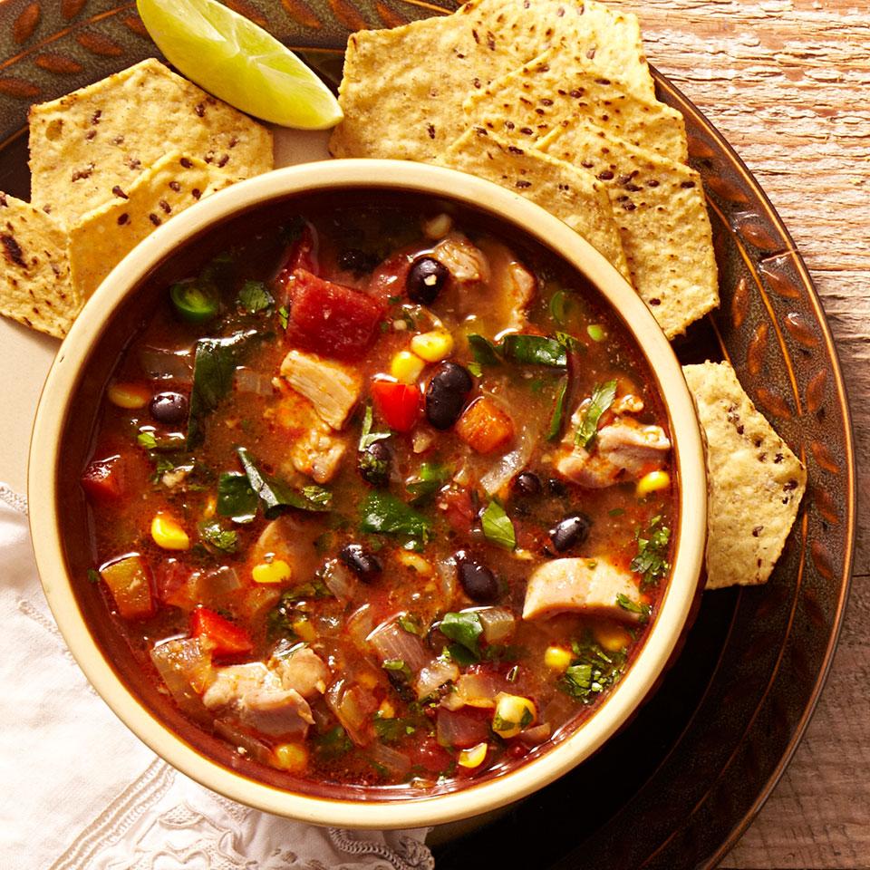 Chicken and vegetable soup with a southwest flair - Photo by Joyce Hendley