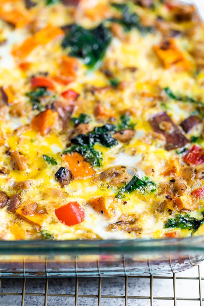 Casserole with Sausage and Eggs with Vegetables - Photo by Brittany Mullins