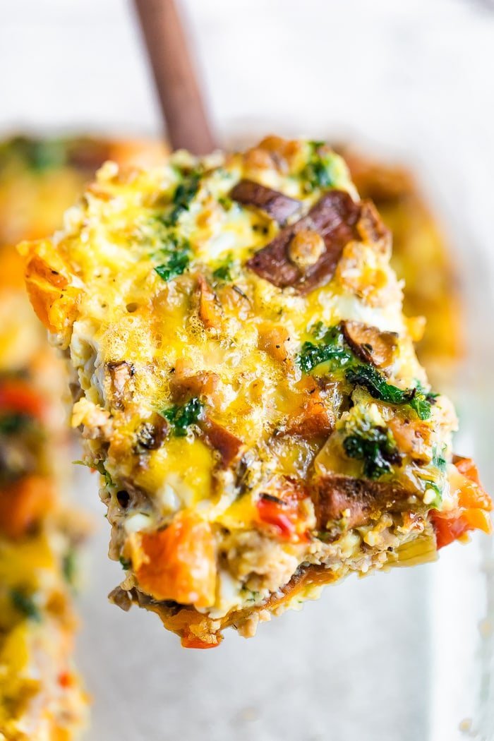 Casserole with Sausage and Eggs with Vegetables - Photo by Brittany Mullins