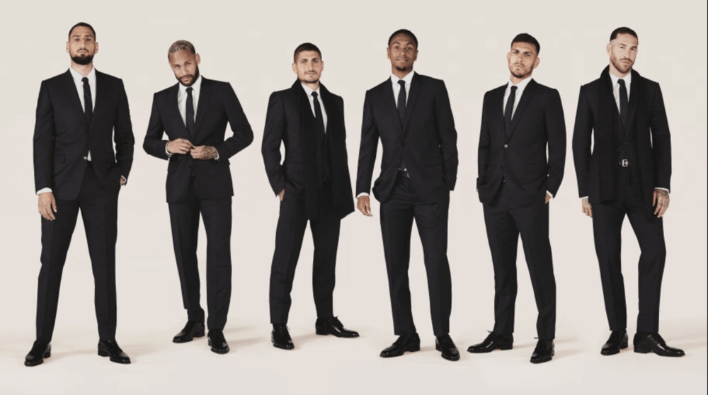 PSG's off-field clothing is designed by Kim Jones.