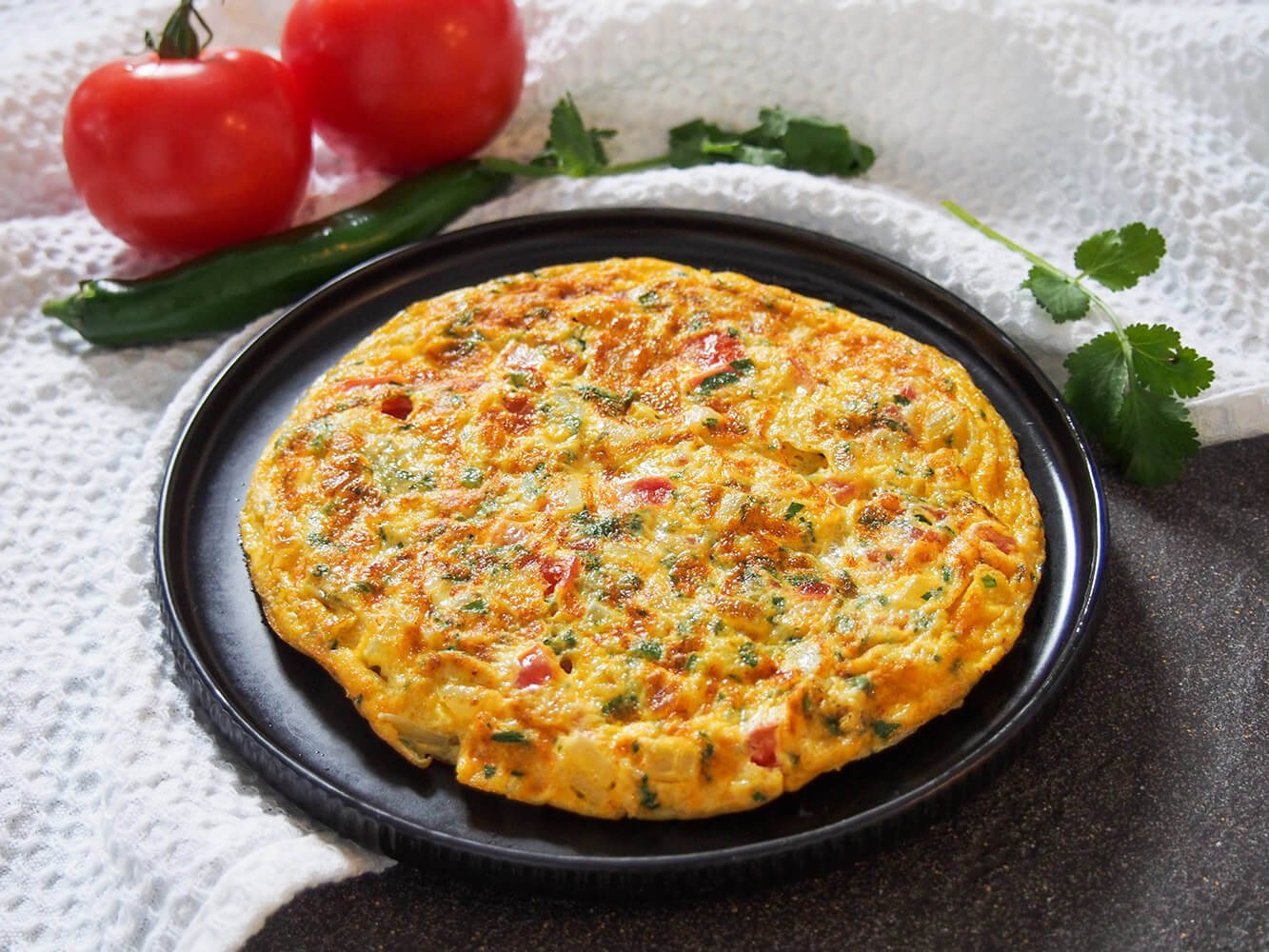masala omelette photo