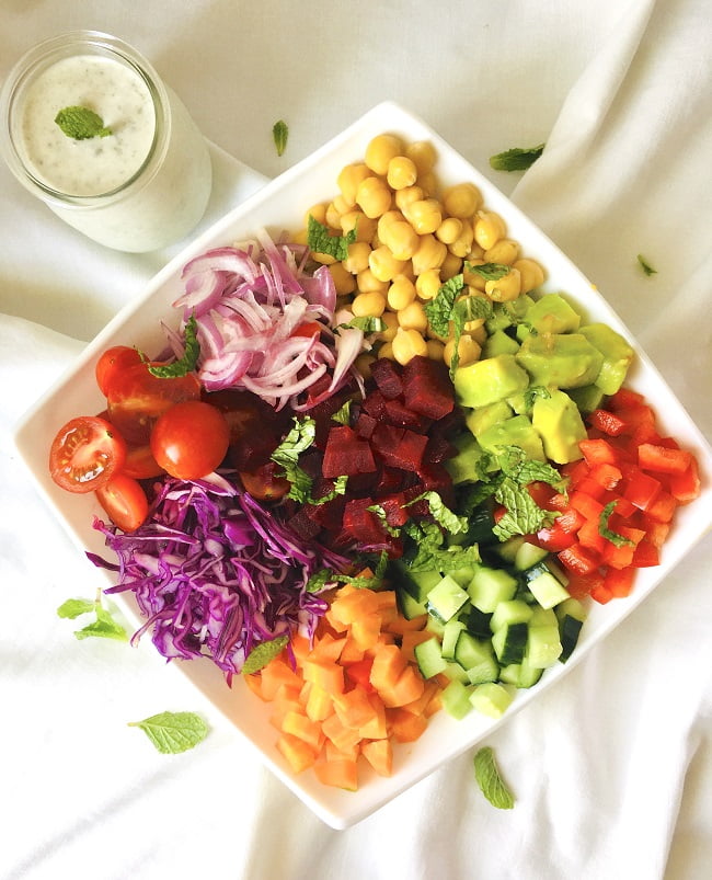Rainbow Salad illume emag