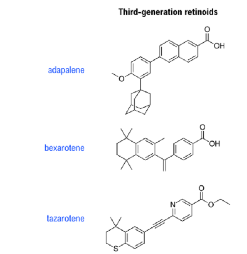 Retinoids skeletal formulae 1