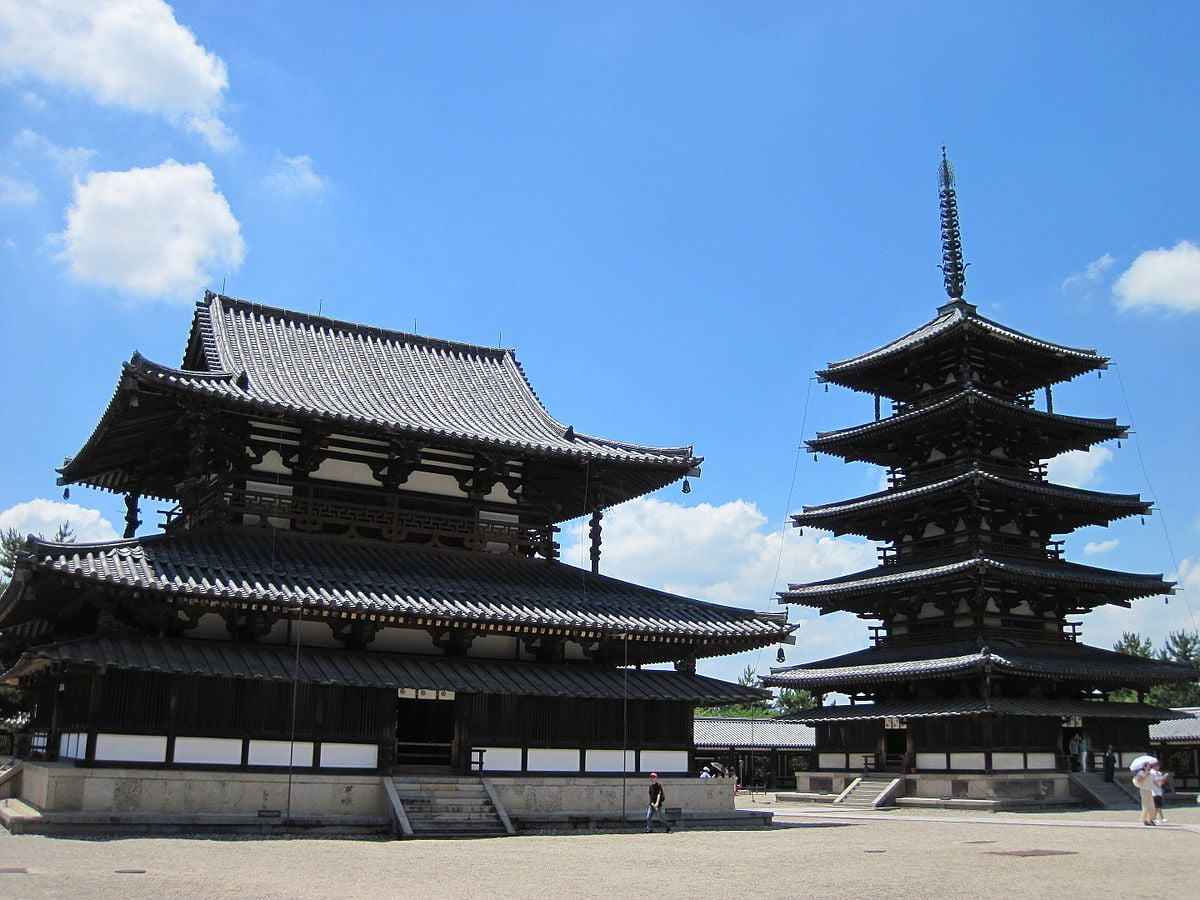 Horyu ji National Treasure World heritage 国宝・世界遺産法隆寺85