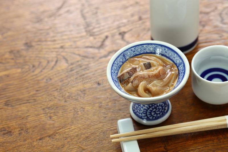 ika no shiokara salted fermented squid meat liver japanese food homemade 157505101