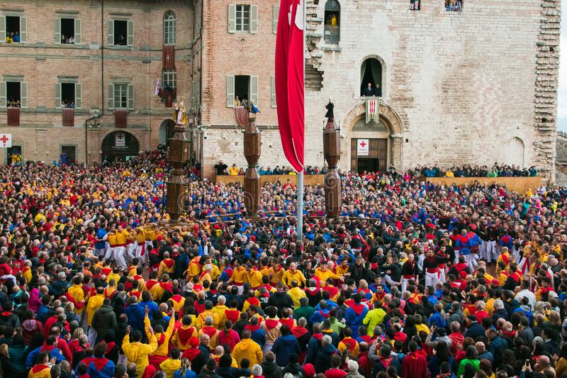 view candle race takes place every year medieval town gubbio umbria view candle race takes place every 170451300