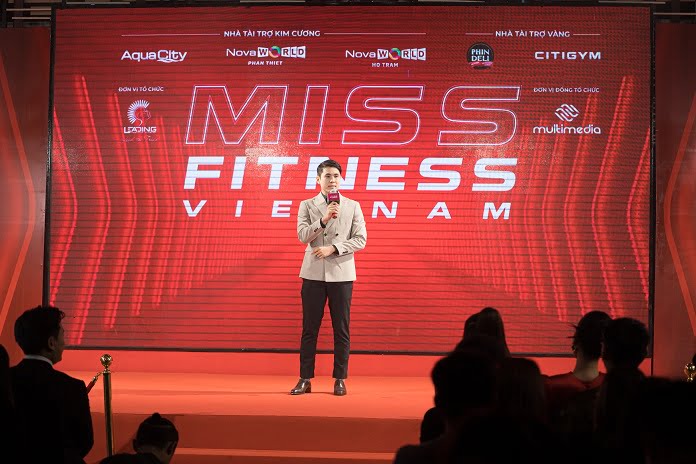 6. Ong Nguyen Quang Huy Truong Ban to chuc cuoc thi dai dien don vi Leading Media chia se tap Hop bao Miss Fitness Vietnam