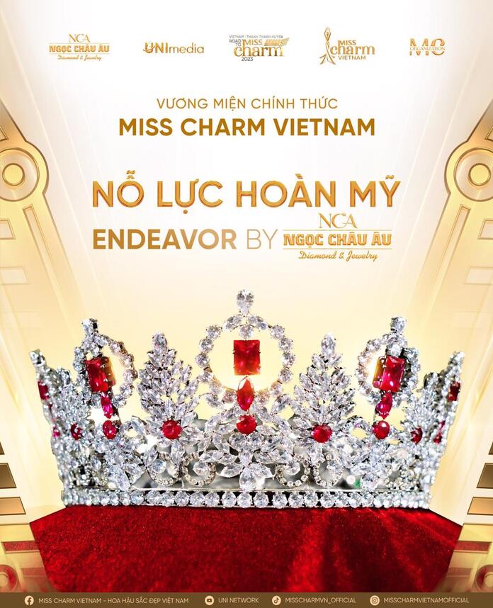Vuong mien Miss Charm Vietnam 2023