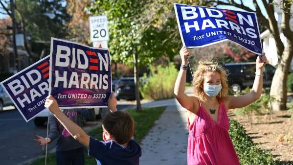 Celebrities celebrate Biden win over Trump