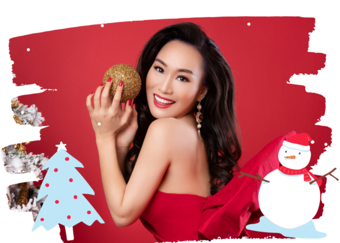 Hoa hậu Trang Lương khoe vẻ đẹp rạng rỡ trong những shoot ảnh đón Giáng sinh