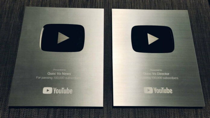 Director Quoc Vo excellent gained 2 Silver Play Buttons for his 2 youtube channels
