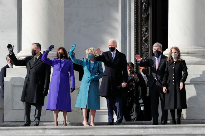 Vợ chồng tân tổng thống Joe Biden đã chính thức có mặt tại lễ nhậm chức