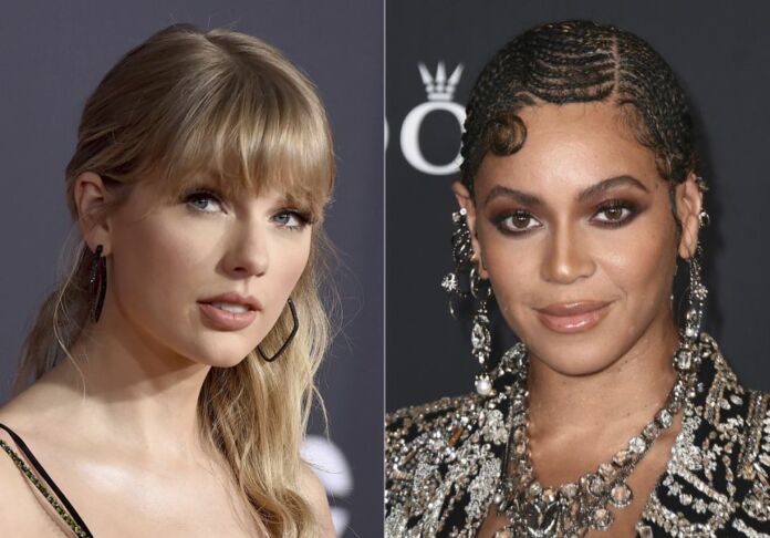 Beyoncé, Taylor Swift set new records on historic Grammy night