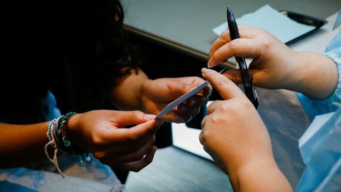 Can vaccination boosters halt the spread of the delta form of SARS-CoV-2? - Photo by Eva Marie Uzcategui/Bloomberg via Getty Images
