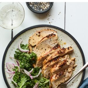 Chicken marinated in apple cider vinegar - Brittany Mullins
