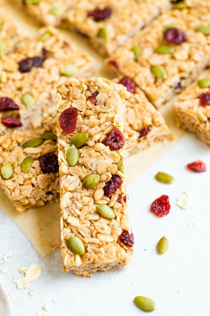 Granola Bars With Pumpkin Spice - Photo from eatingbirdfood