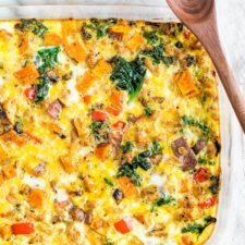Casserole with Sausage and Eggs with Vegetables - Photo by Brittany Mullins