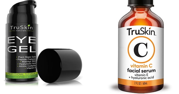 eye gel and facial serum