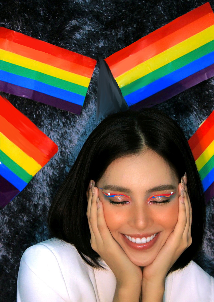2. Voi bo anh lan nay nang hau Tieu Vy mang den su tri an dac biet cua minh den voi cong dong LGBTQ
