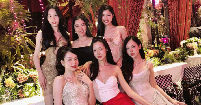 bà trùm hoa hậu phạm kim dung cùng hoa á hậu