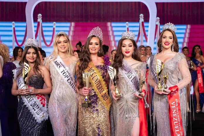 Mrs Universe 2022 - Á hậu 1 Hoàng Thanh Nga