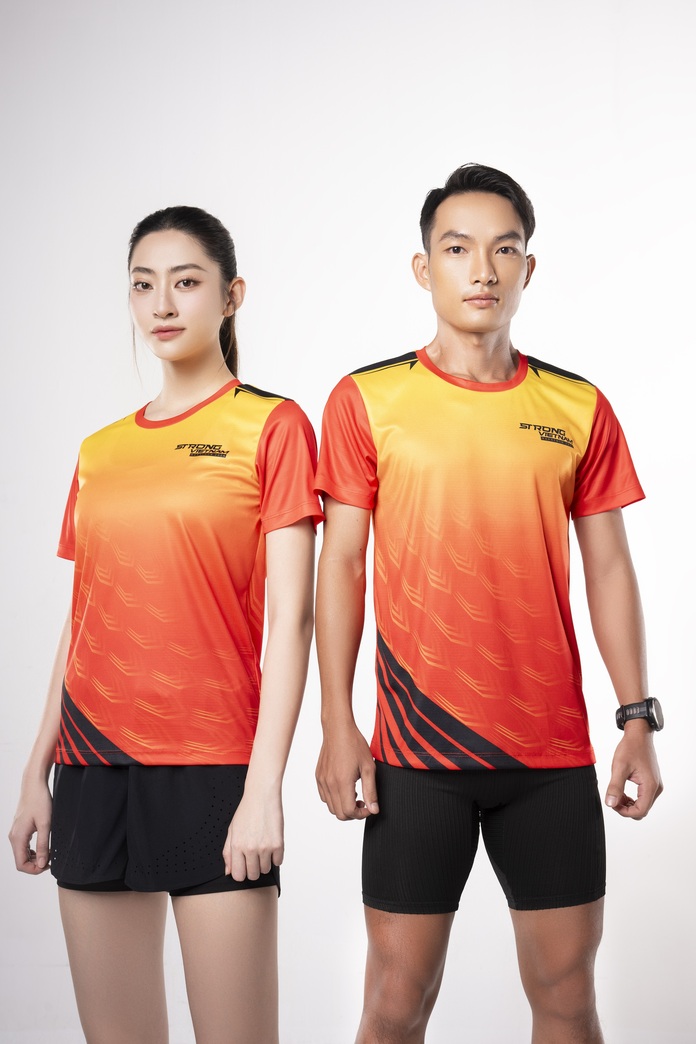 Lương Thùy Linh cùng VĐV Hoàng Nguyên Thanh trở thành Đại sứ Strong Vietnam 2 LUONG THUY LINH HOANG NGUYEN THANH 1