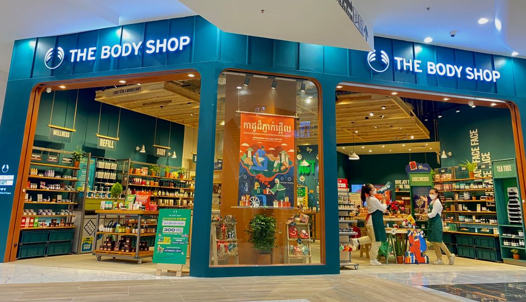 InNature Thỏa Thuận Mở Rộng Hoạt Động The Body Shop sang Singapore 2 Cambodia Store