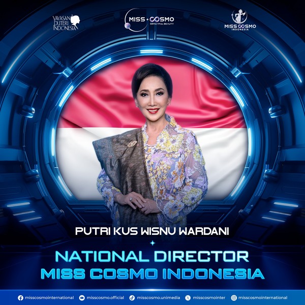 Giám đốc Quốc gia Myanmar dẫn đầu cuộc đua “Best National Director” tại Miss Cosmo 2025 9 NATIONAL DIRECTOR OF MISS COSMO INDONESIA MRS. PUTRI KUS WISNU WARDANI